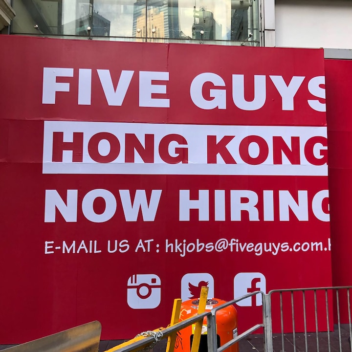 Five Guys is Coming to Hong Kong