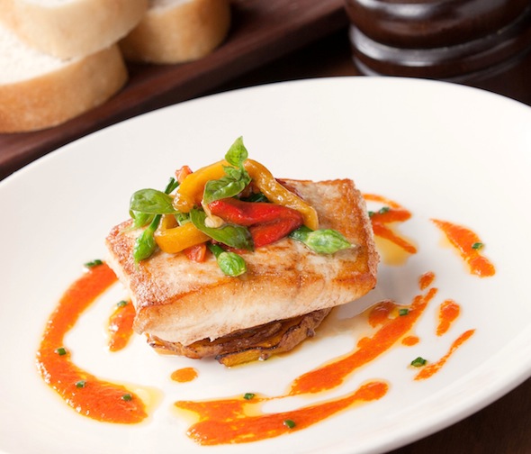208-Duecento-Otto-Bar-Lunch-Brown-Butter-Roasted-Halibut