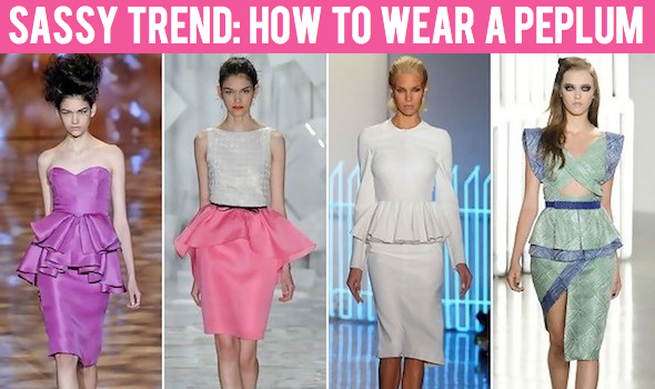 how to wear a peplum dcg