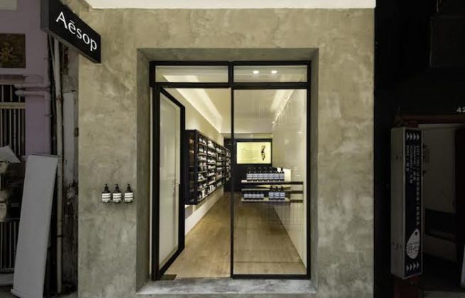 Aesop signature store, Hollywood Road, Hong Kong Exterior