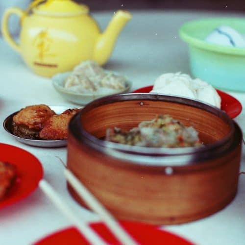 Che's Cantonese Restaurant dim sum stock image