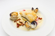 Resto Week 1- Oven Roasted Black Cod with Steamed Clams and Bacon Lardons (2)