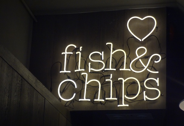seasalt hong kong fish and chips sign