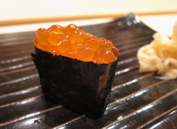sushi shikon hong kong salmon roe