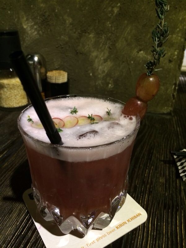 torimen hong kong Grape cocktail