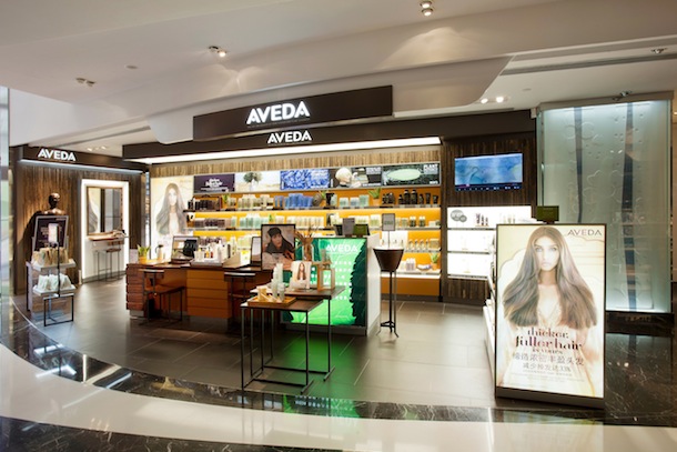 Aveda Experience Center retail store hong kong