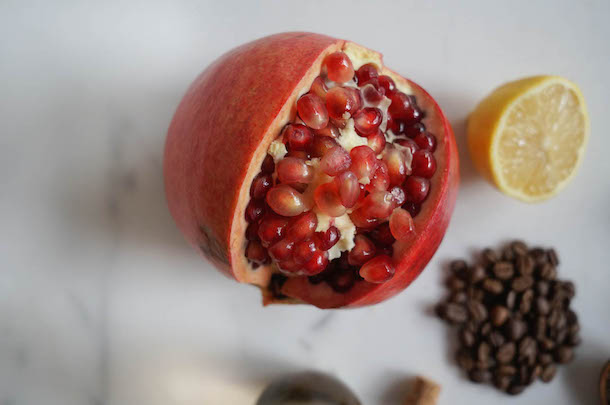 organic beauty - pomegranate