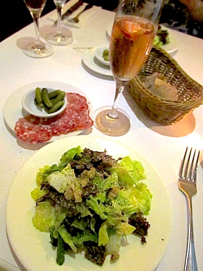 L'Entrecote salad etc