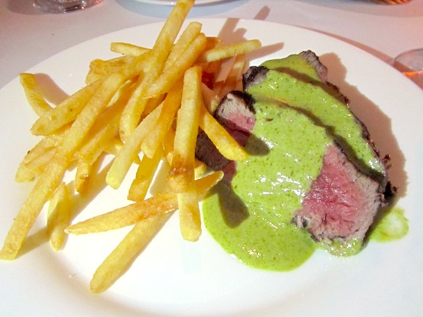 L'Entrecote, steak & sauce