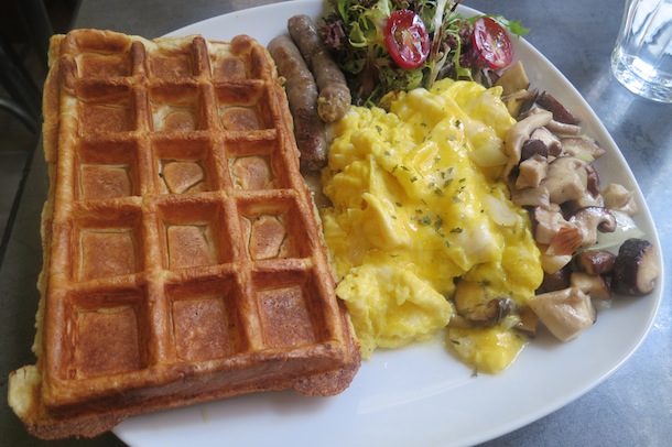 artisan cafe - all day breakfast waffle