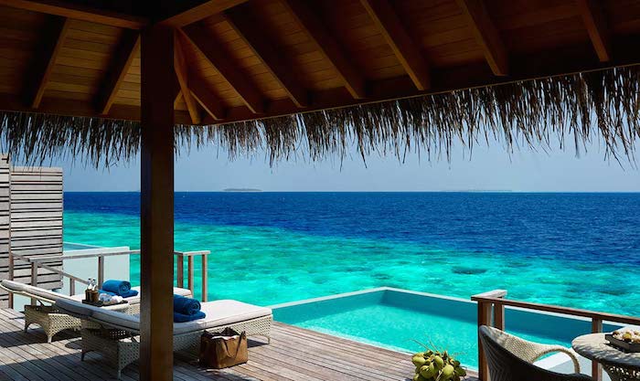 Dusit Thani Maldives Hotel Room Outside