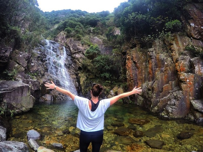 wild hong kong waterfall