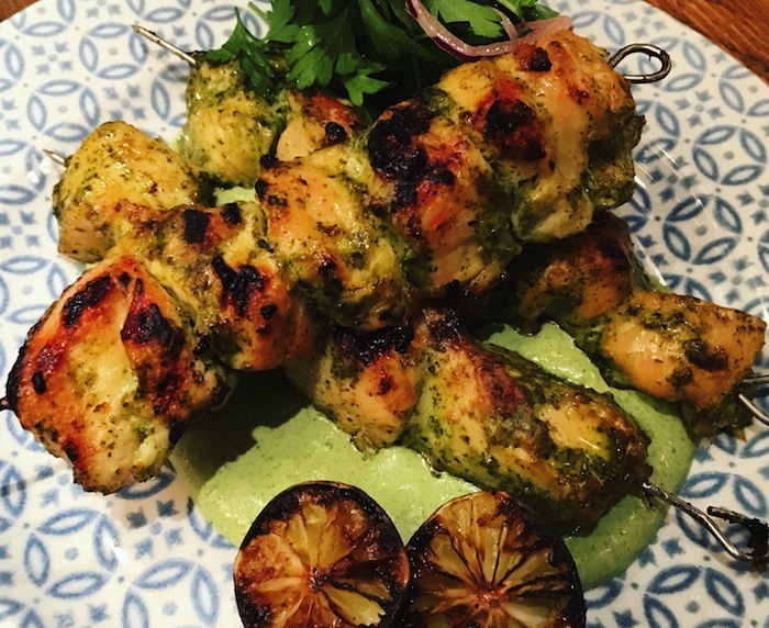 maison libanese chicken skewers