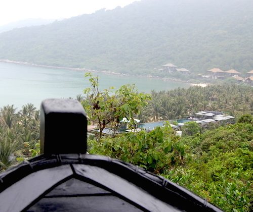 Overlooking the Intercontinental Danang Peninsular from the tram