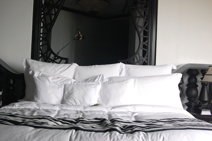 King sized bed at the Intercontinental Resort Danang