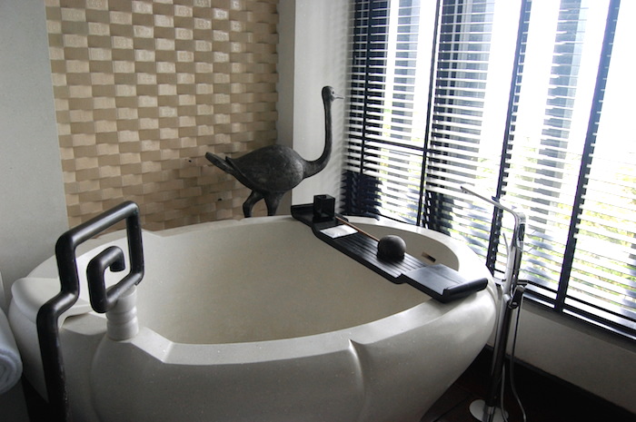 The bath tub in the Intercontinental Sun Peninsular Resort Danang