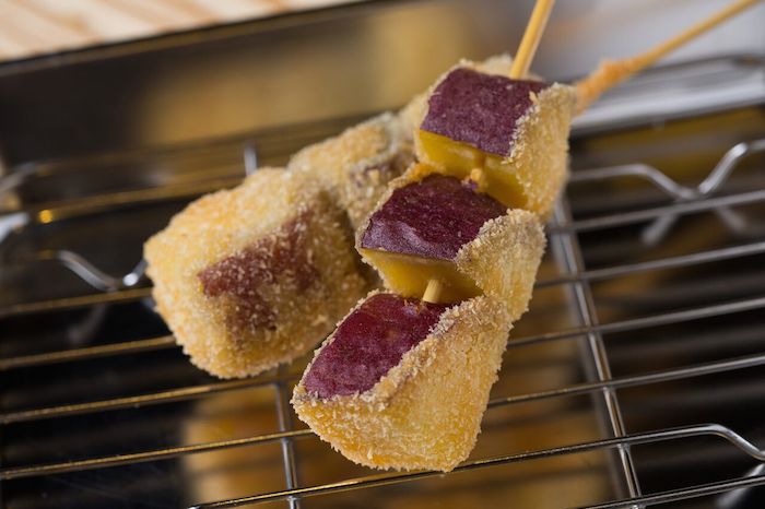 Sweet potato Kushikatsu at Jan Jan Hong Kong