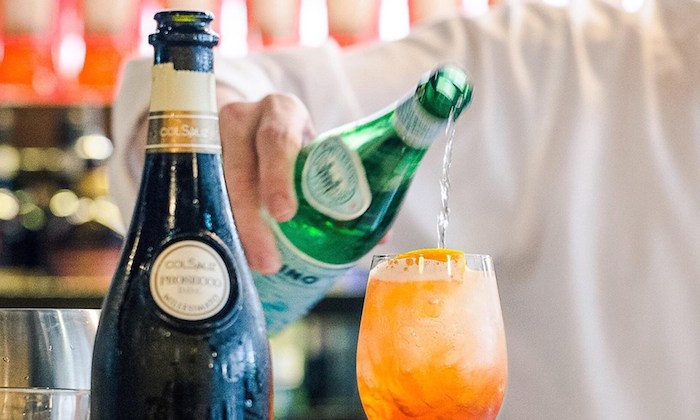 Aperol Spritz at Stazione Novella in Soho Hong Kong