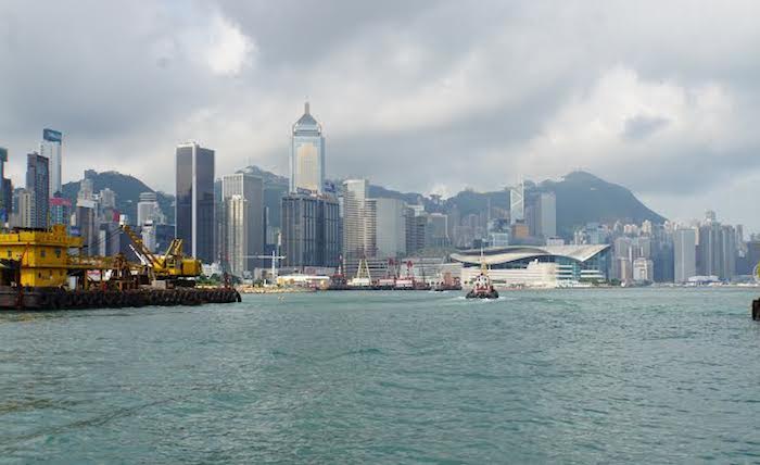 A view of Hong Kong Harbour