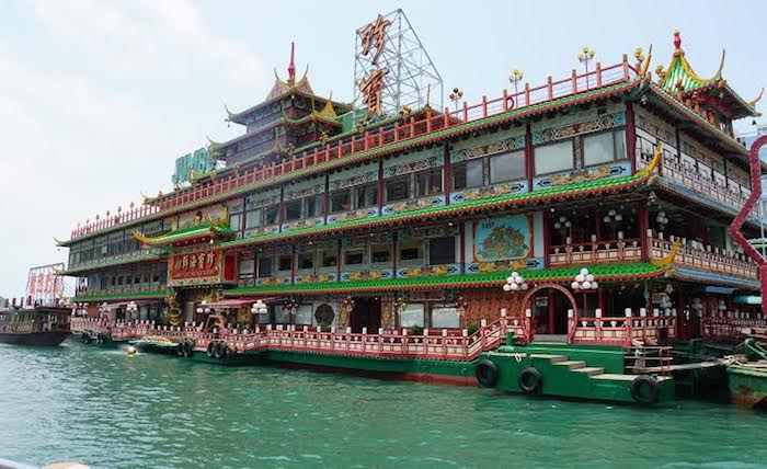 The Jumbo floating restaurant in Aberdeen Hong Kong