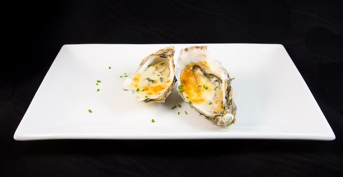 oysters with gorgonzola cheese