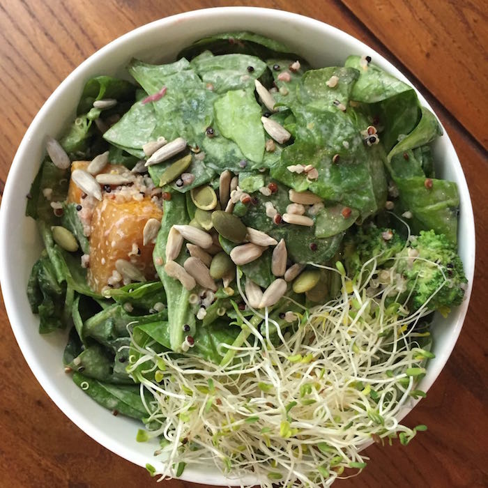 a mantaray salad from home restaurant in hong kong
