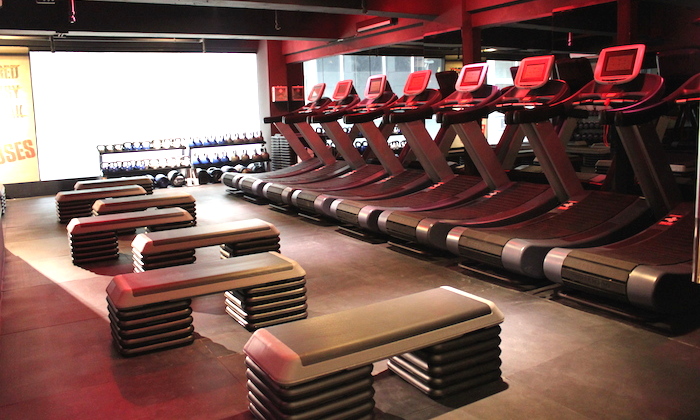 treadmills in the HIT45 Studio