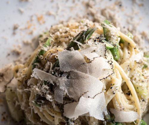 truffle pasta at gia