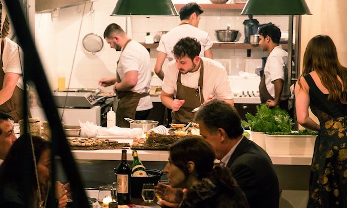 Chef-james sharman and one star house party in the kitchen