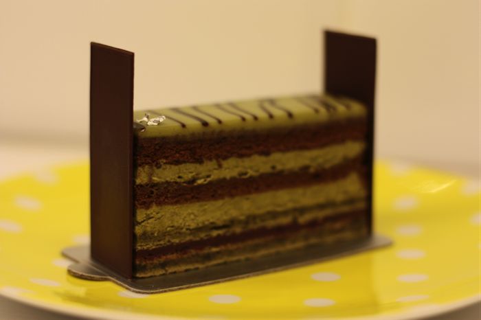 the matcha opera cake at another sweet place in central