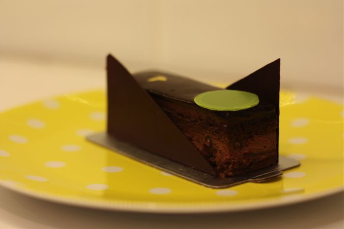 signature noir cake from another sweet place in central hong kong