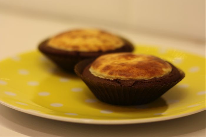 chocolate baked cheese tart from another sweet place in central hong kong