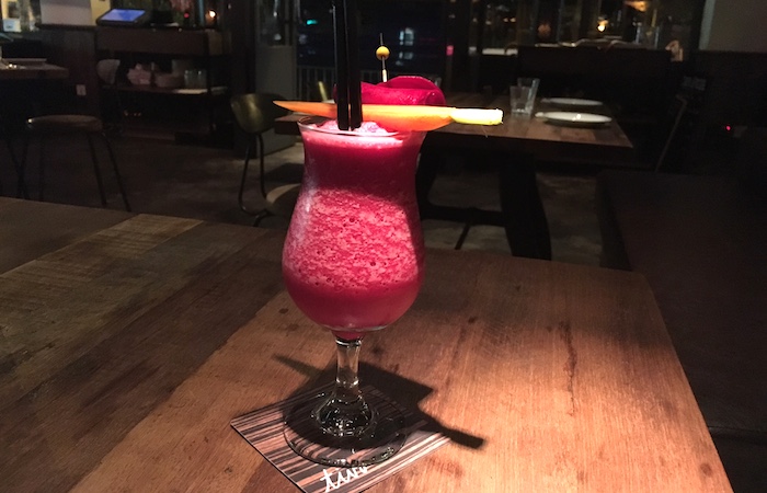 a beetroot smoothie from tivo in kennedy town