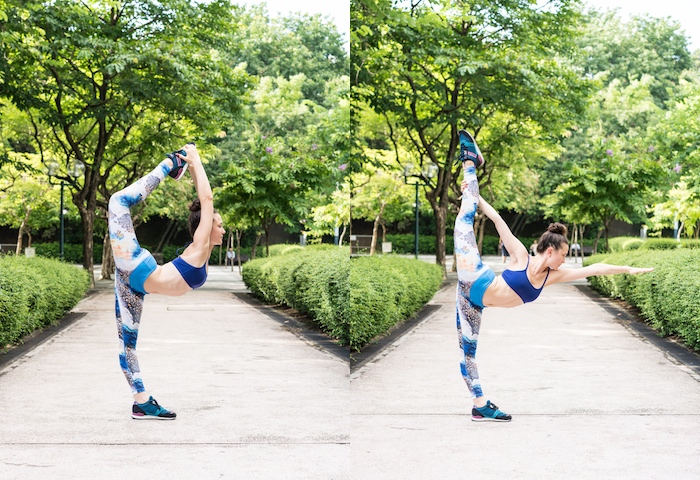 kelsea bangora collage yoga poses