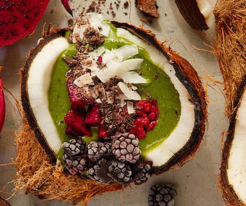 coconut smoothie bowl