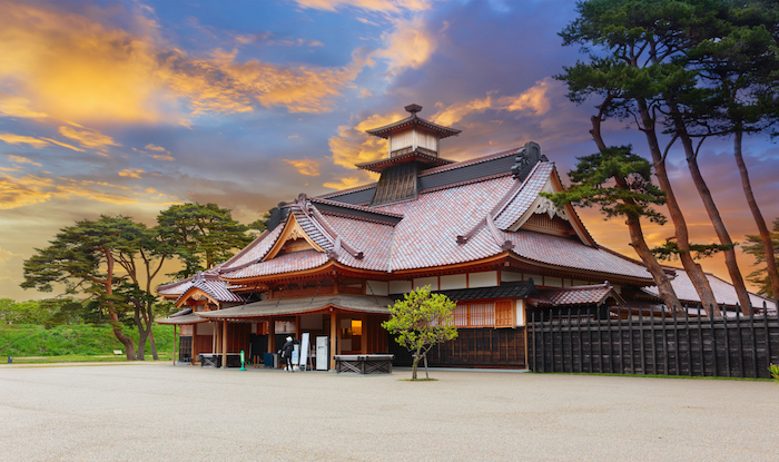 a temple in japan