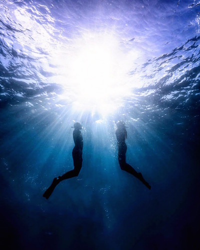 free diving in indonesia