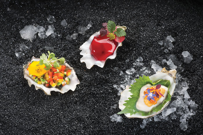 cold oysters
