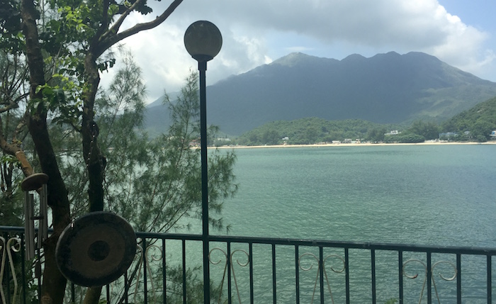 view from the massage terrace in mui wo beach