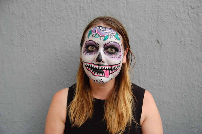 sugar skull halloween look