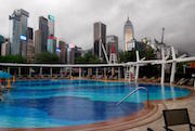 swimming pool at the royal yacht club