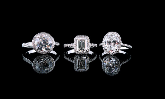 three diamond rings from ryder diamonds