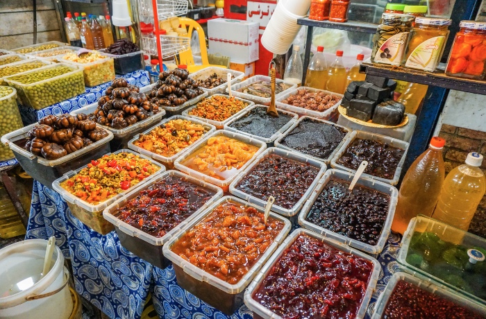 food market in iran