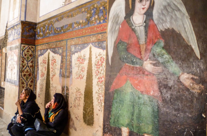 mural in iran