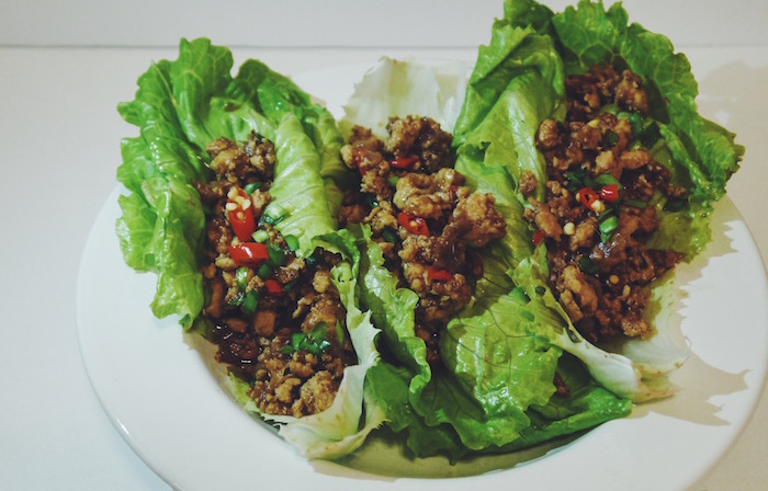 chicken lettuce cups