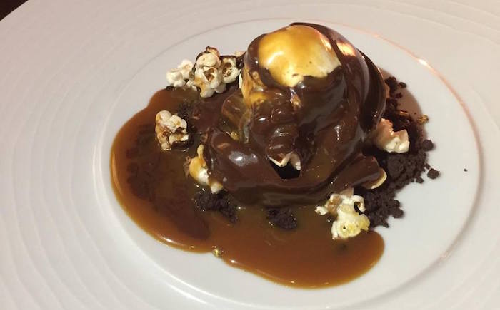 chocolate bomb dessert