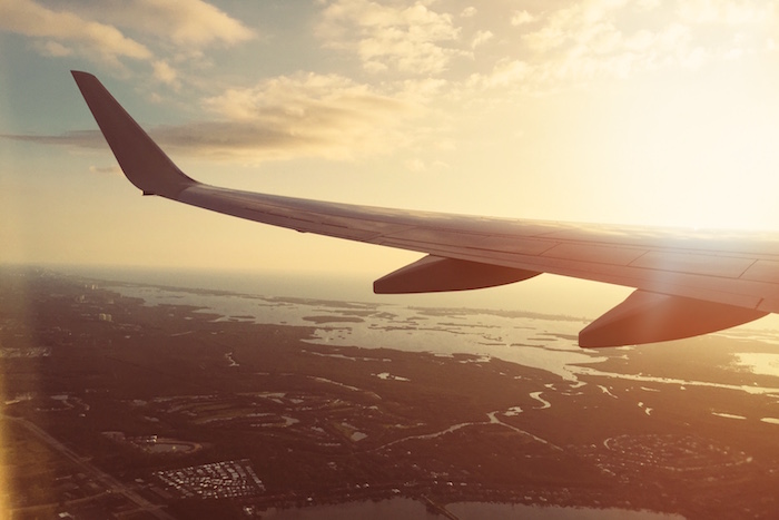 wing of a plane