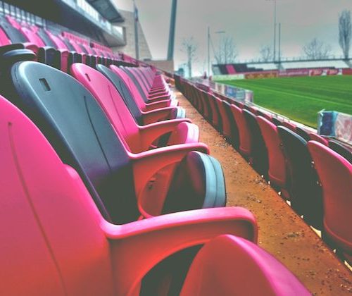 chairs at a stadium