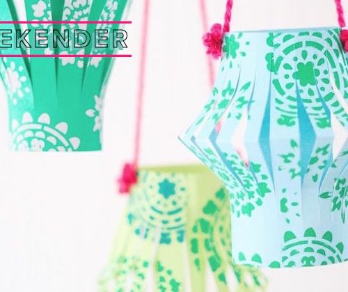 colourful lanterns for weekender