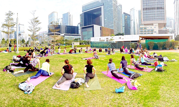 Yoga pop Tamar Park